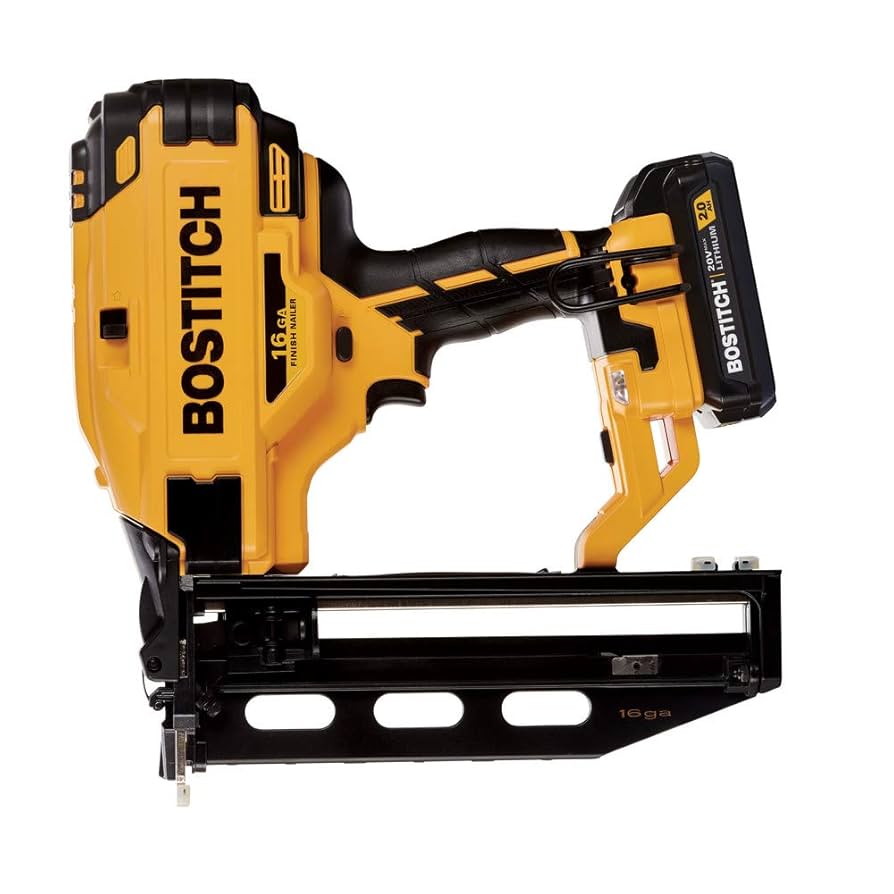 BOSTITCH 20V MAX Finish Nailer Kit, Straight, 16GA (BCN662D1